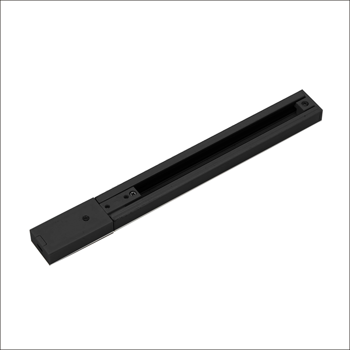Hot Sale Led Track Light Track Rails 1M LED Channel White Black Cover Aluminum LED Strip Channel 3 lines 3 wires