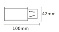 Surface Recessed 3 Phase 4 Wires track rail Accessories Lighting System Track Light Rail for LED Track Light