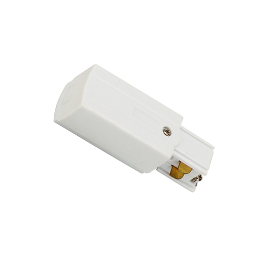 Black White 4 Wire 3 Phase Track Rail Aluminum Round 2.0 Copper Track Accessories for Track Light