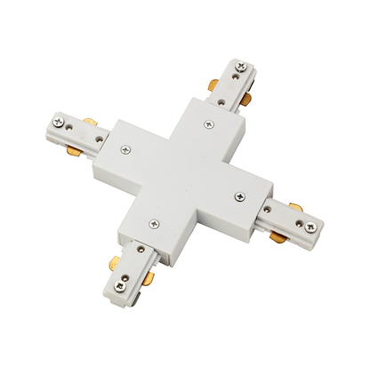 Track Light Accessory X Connector 3-Wire System White/Black Finish Simple Lighting Accessory