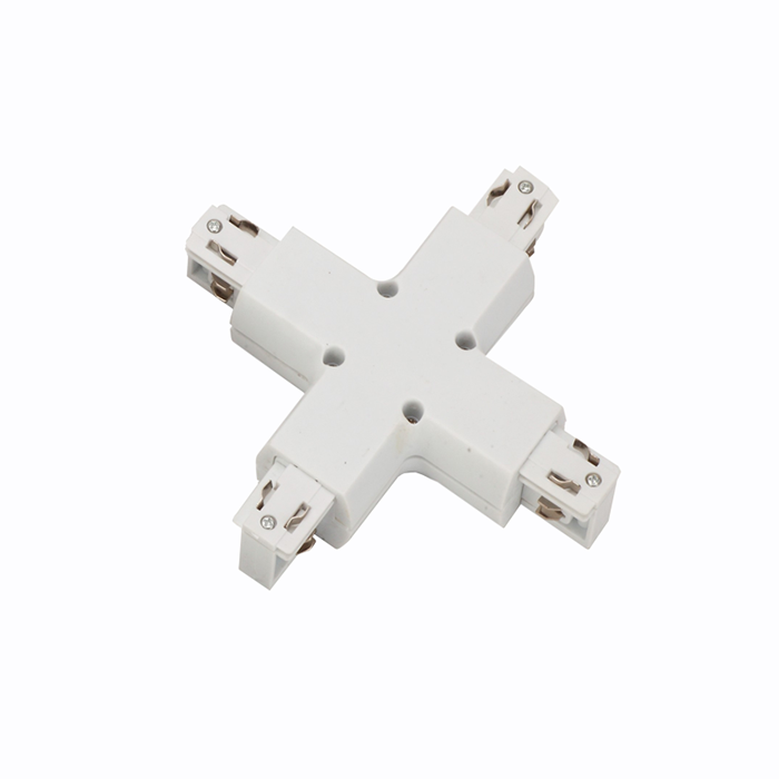 Hot Sale LED Spotlight Track Light Rail 4 Wires 3 Circuits System Lighting X Connector