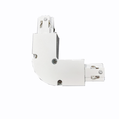 High Quality 3 Phases 4 Wires Track Rail Ceiling L Connector Aluminum LED Spotlight Fixture Modern Commerce Lighting System