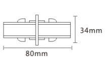 Best Price 3 Wires Power Connector Accessories With 3Wires Track Rail for Commerical Spot Track Lighting LED Tracklight System