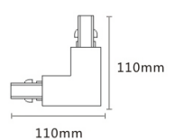 2 3 4 Line Track Light Rail 2 Wire 3 Wire 4 Wire Led Track Light System Connector L Track Light Rail