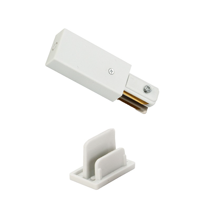 2 wire track Power plug&End cap Popular Indoor Lighting magnet Aluminum