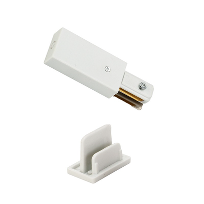 2 wire track Power plug&End cap Popular Indoor Lighting magnet Aluminum