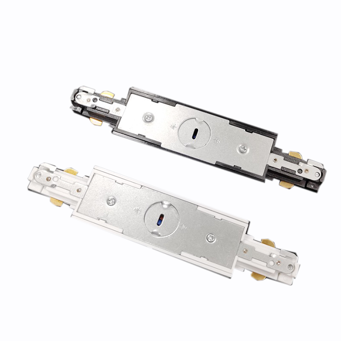 Modern Design 2/3/4 Wires Aluminum Track Light Rail I Connector LED Track Rail iWhite and Black