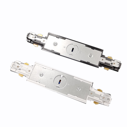 Modern Design 2/3/4 Wires Aluminum Track Light Rail I Connector LED Track Rail iWhite and Black