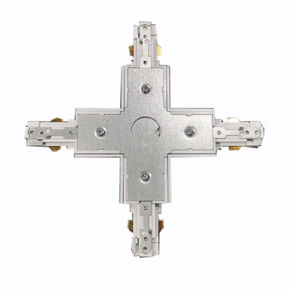 Track Light Accessory X Connector 3-Wire System White/Black Finish Simple Lighting Accessory