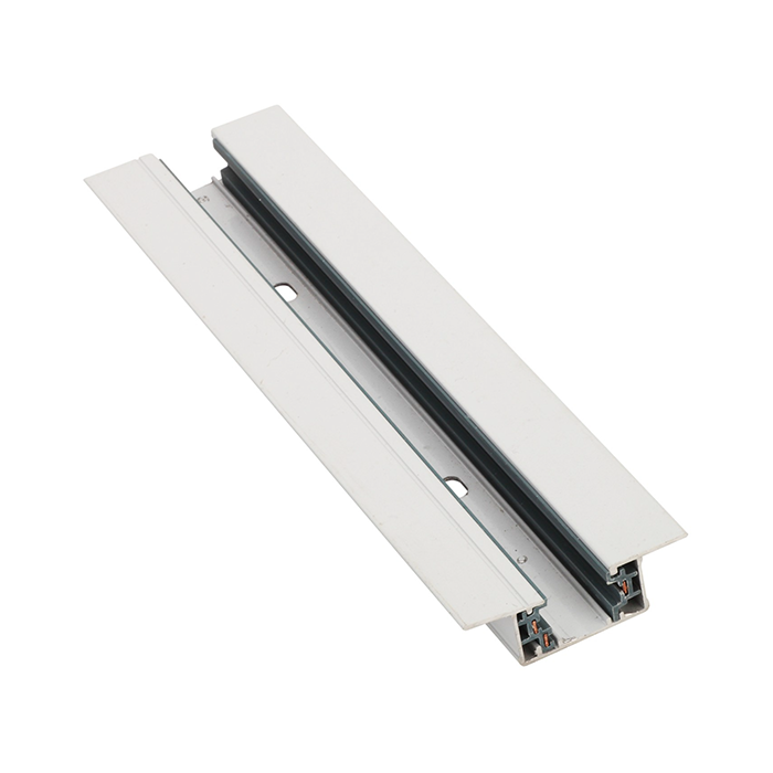 Top Quality Lighting 3 Wires Aluminium Track Bar Embedded One Circuit Guide Rail for Track