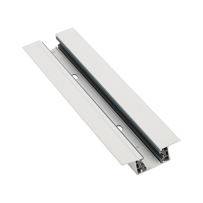 Top Quality Lighting 3 Wires Aluminium Track Bar Embedded One Circuit Guide Rail for Track