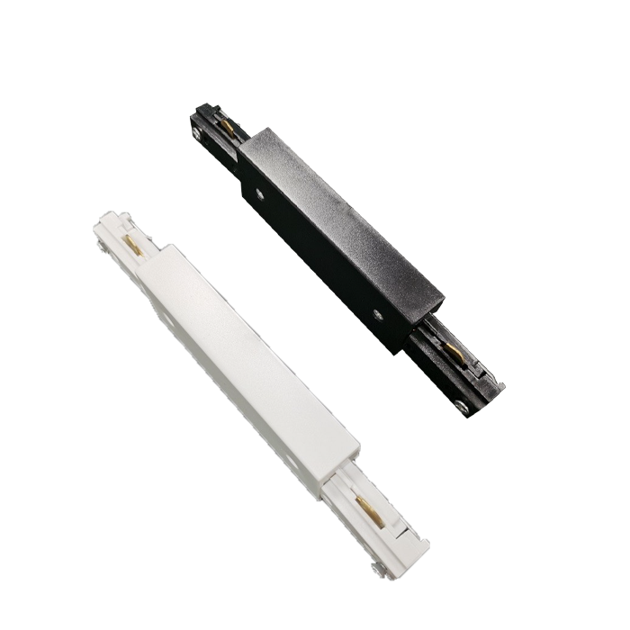 Modern Design 2/3/4 Wires Aluminum Track Light Rail I Connector LED Track Rail iWhite and Black