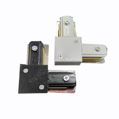L Connector 2 Wires Home Office 90° Corner LED Track Light Accessories Aluminium