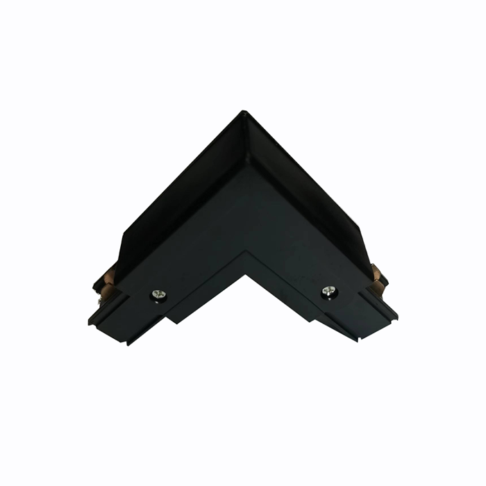 L Connector 4 Wires track linght supermarket clothing store sport light black 1M2M3M