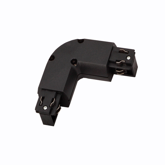 High Quality 3 Phases 4 Wires Track Rail Ceiling L Connector Aluminum LED Spotlight Fixture Modern Commerce Lighting System