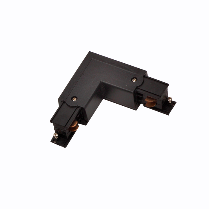 L Connector 4 Wires track linght supermarket clothing store sport light black 1M2M3M