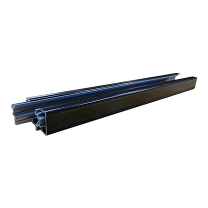 Hot Sale Led Track Light Track Rails 1M LED Channel White Black Cover Aluminum LED Strip Channel 3 lines 3 wires