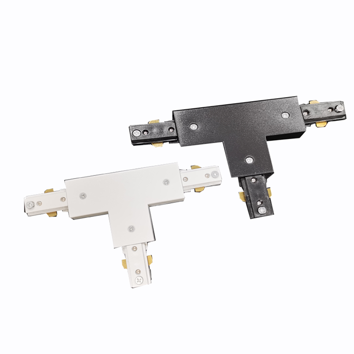Three Wires Mini Magnetic Black Aluminum Track Rail Light System and Accessories Connectors Quick and Easy to Install