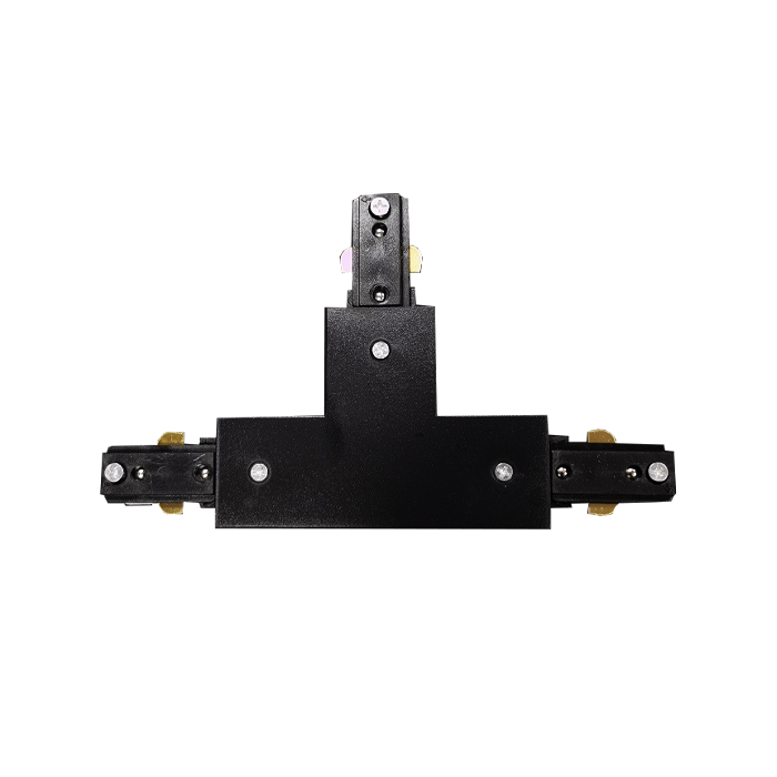 Three Wires Mini Magnetic Black Aluminum Track Rail Light System and Accessories Connectors Quick and Easy to Install